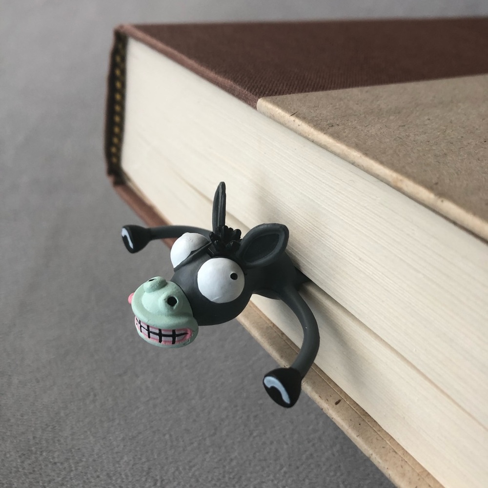 Donkey ~ Ouch! Bookmark ~ Brand New!